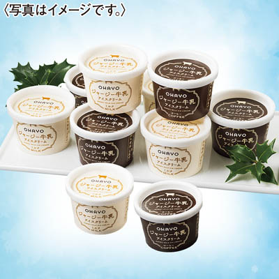 【限定1,000セット】オハヨー乳業 ジャージー牛乳アイスクリームギフト