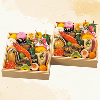 【限定200セット】youmeオリジナル 第一主原料国産 和風おせち料理 一段重×2折