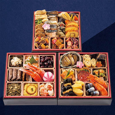 【店頭お支払価格】【限定100セット】稚内中央水産 北海道美味おせち 三段重