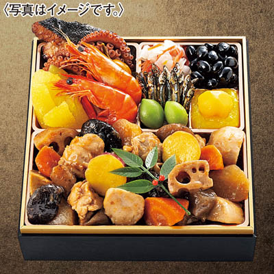 【オンライン予約価格】【限定400パック】ミニおせちと筑前煮の盛合せ
