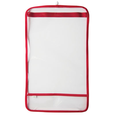 透明カブセカバー　【Lサイズ】　アカ