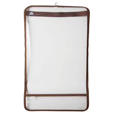 透明カブセカバー　【Lサイズ】　ブラウン