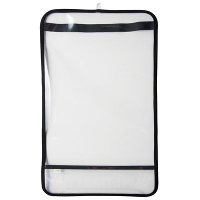 透明カブセカバー　【LLサイズ】　クロ