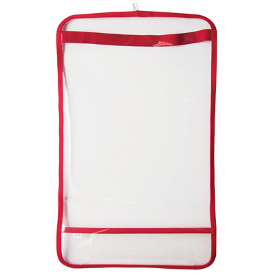 透明カブセカバー　【LLサイズ】　アカ